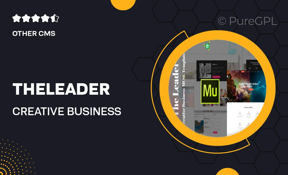 TheLeader – Creative Business Muse Template