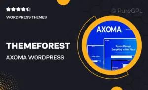 Themeforest | Axoma – WordPress SaaS Theme