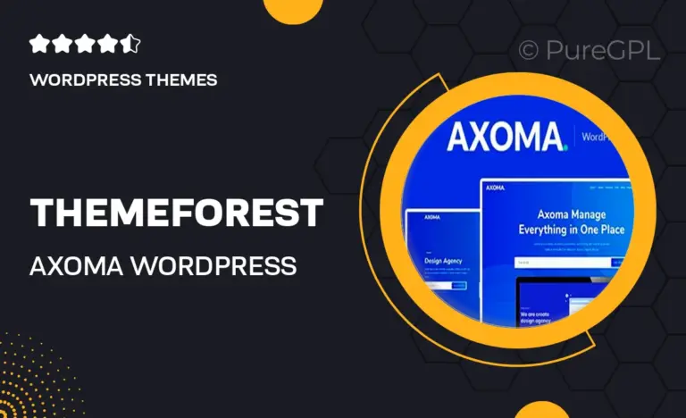 themeforest axoma wordpress saas theme