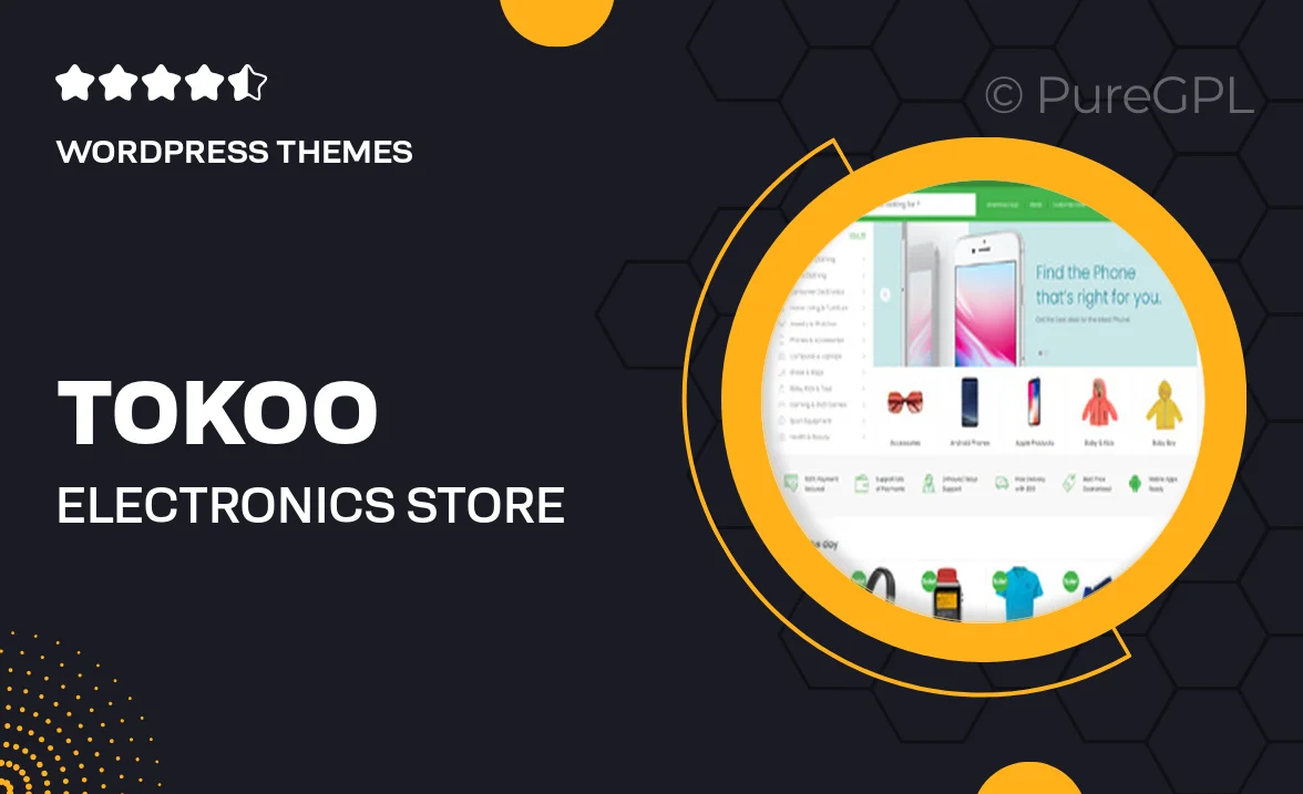 Tokoo – Electronics Store WooCommerce Theme for Affiliates, Dropship and Multi-vendor Websites