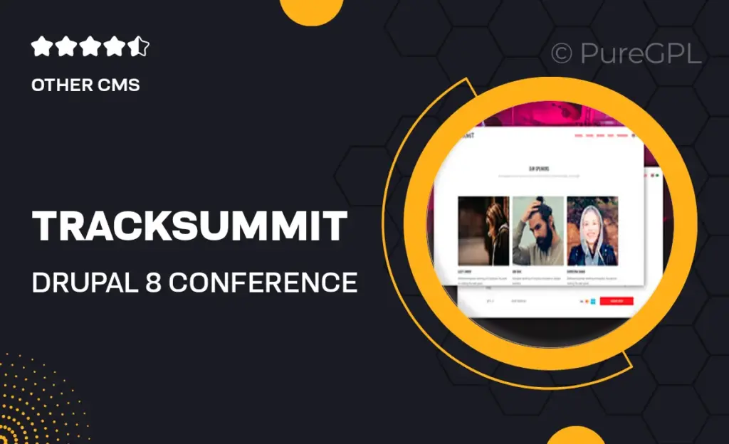 Tracksummit – Drupal 8 Conference & Events 26 Tracksummit – Drupal 8 Conference & Events