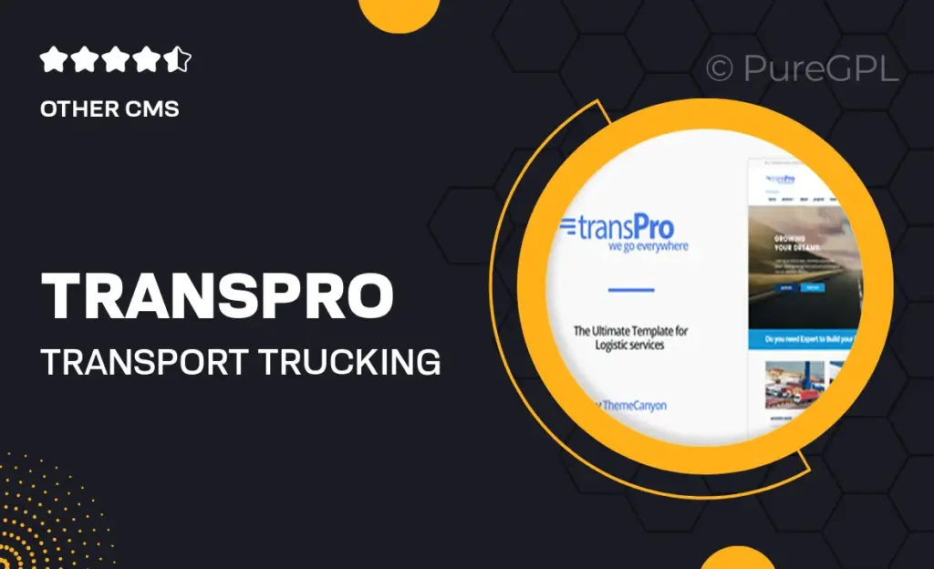 TransPro – Transport & Trucking Logistics Joomla T 46 TransPro – Transport & Trucking Logistics Joomla T