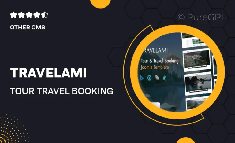 travelami tour travel booking joomla template
