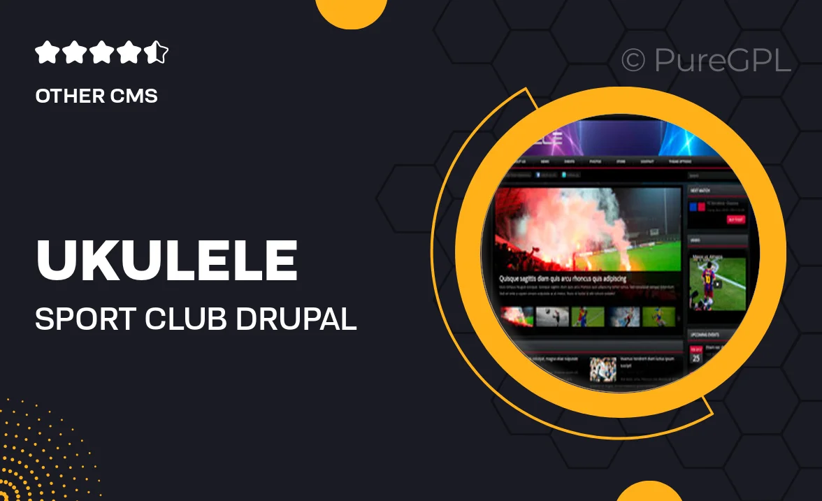 Ukulele – Sport Club Drupal Theme