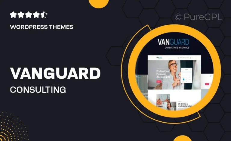 vanguard consulting insurance wordpress theme
