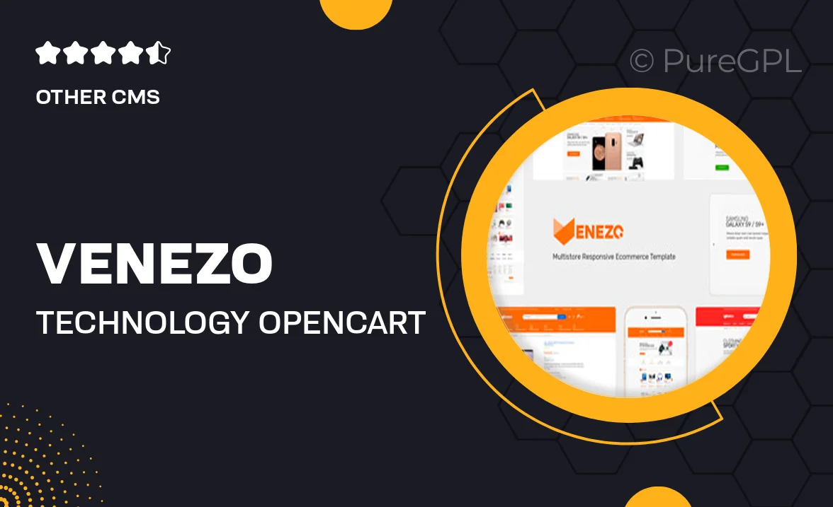 Venezo – Technology OpenCart Theme