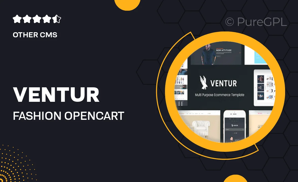 Ventur – Fashion OpenCart Theme