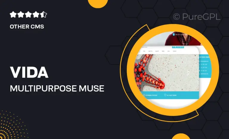 vida multipurpose muse template