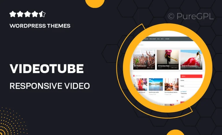 videotube responsive video wordpress theme