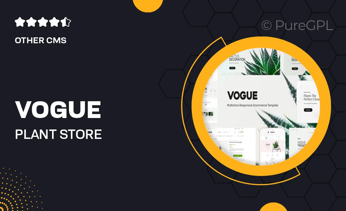 Vogue – Plant Store OpenCart Theme