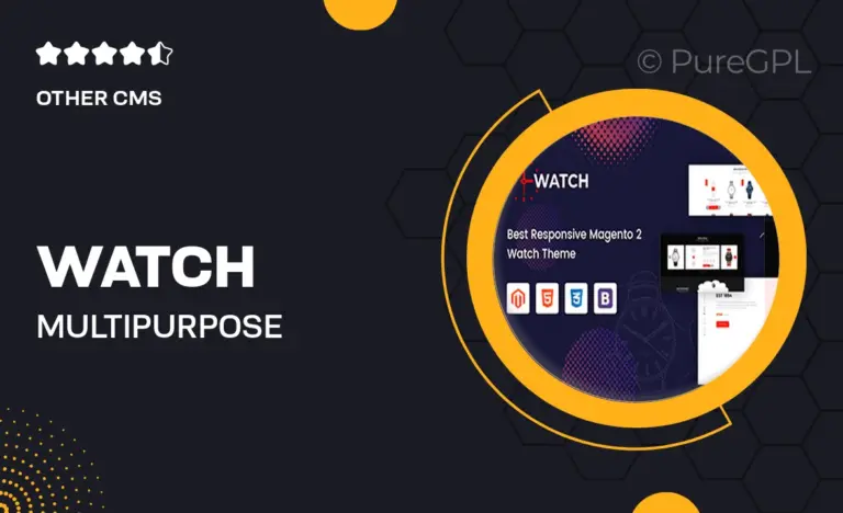 watch multipurpose responsive magento 2 theme