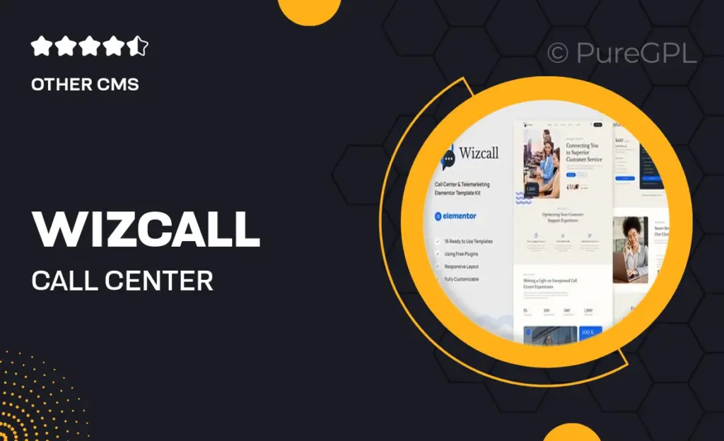 Wizcall – Call Center & Telemarketing Elementor Template Kit 11 Wizcall – Call Center & Telemarketing Elementor Template Kit