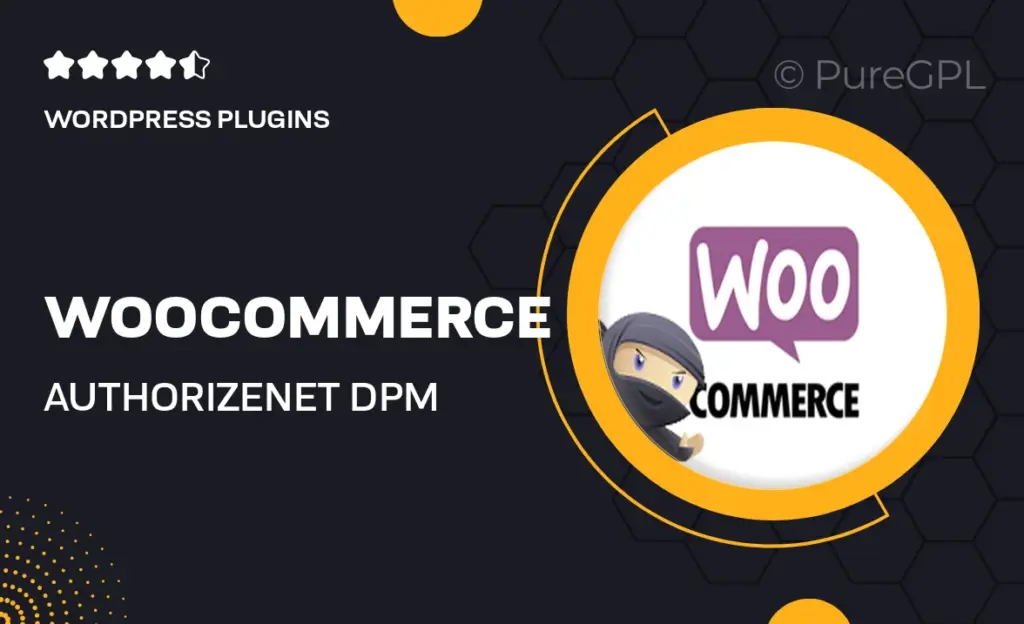 Woocommerce | Authorize.net DPM Gateway 54 Woocommerce | Authorize.net DPM Gateway