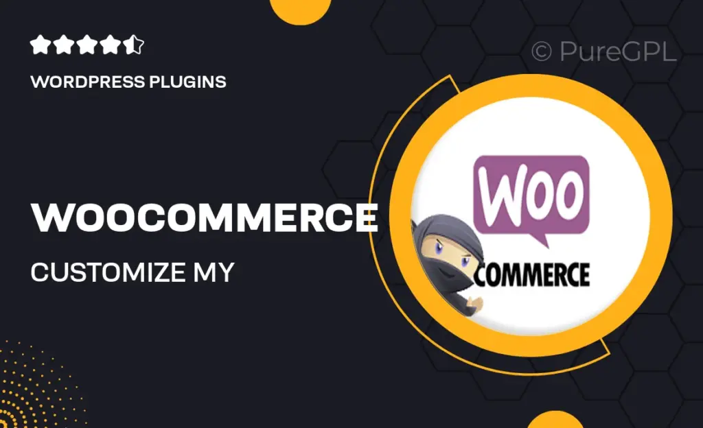 Woocommerce | Customize My Account Page 3 Woocommerce | Customize My Account Page