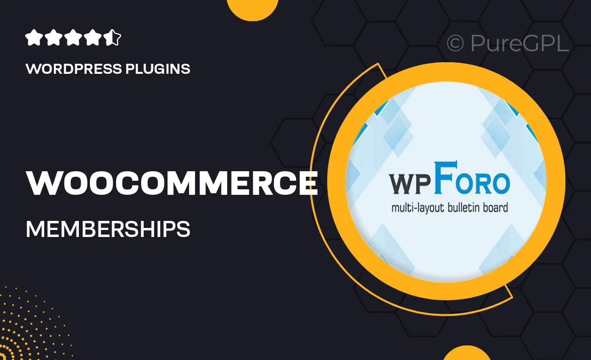 WooCommerce Memberships Integration