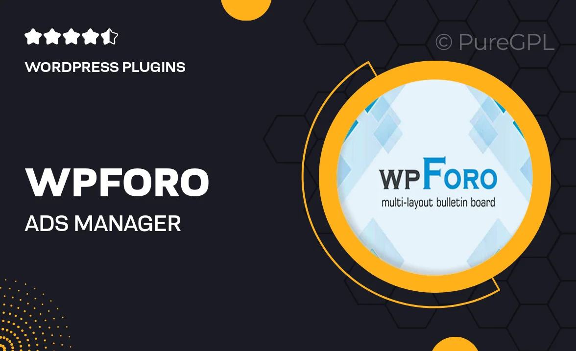 Wpforo | Ads Manager