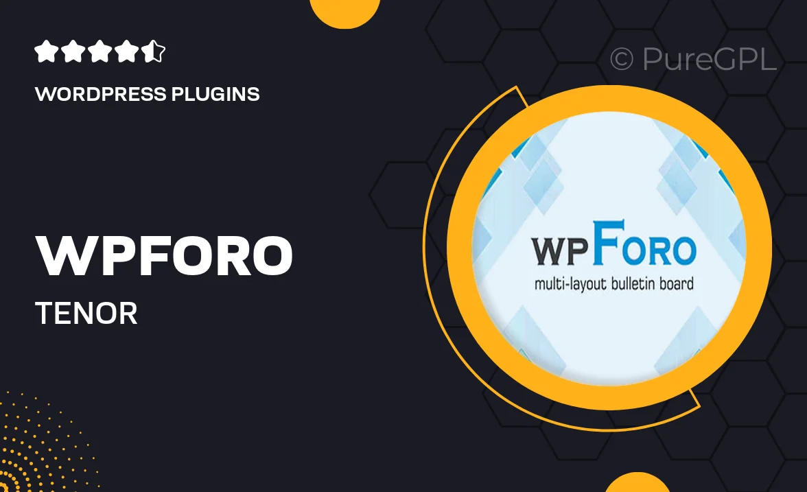 Wpforo | Tenor