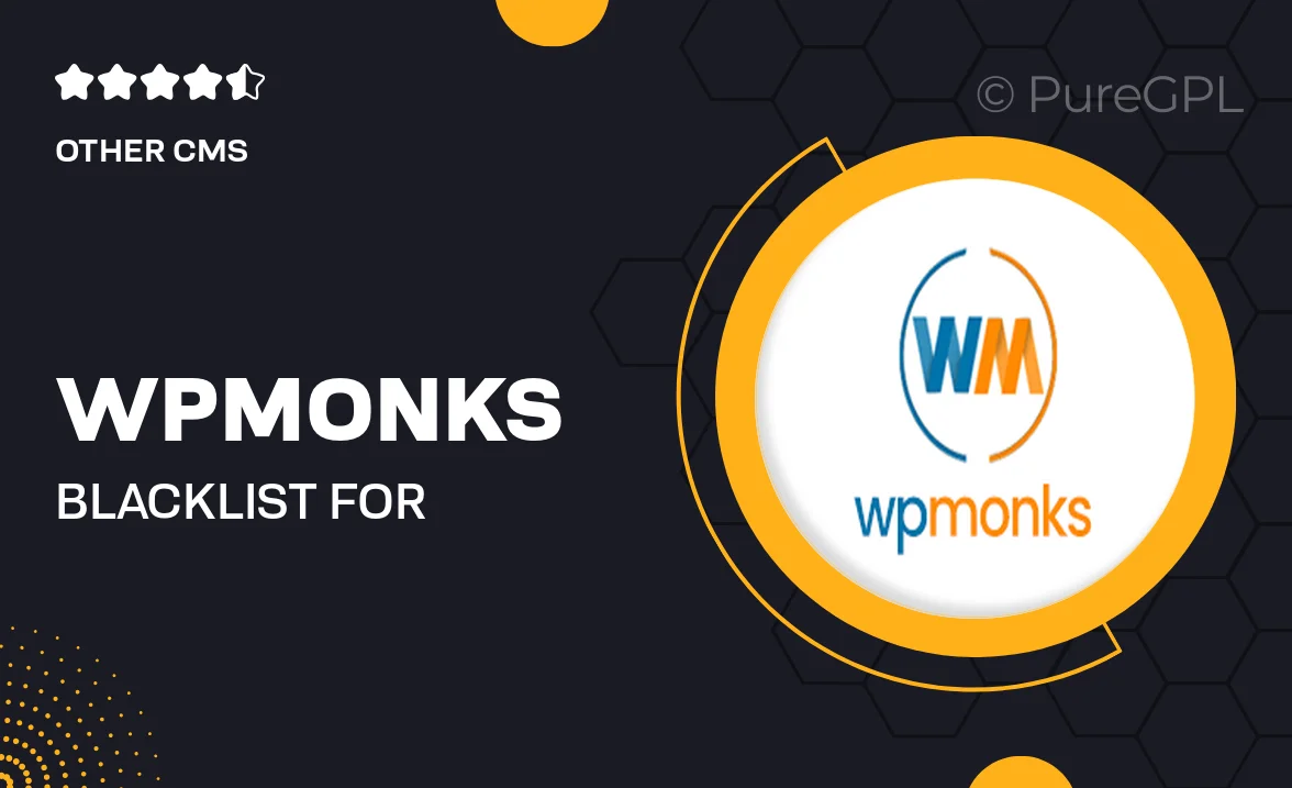 WPMonks | Blacklist for WPForms