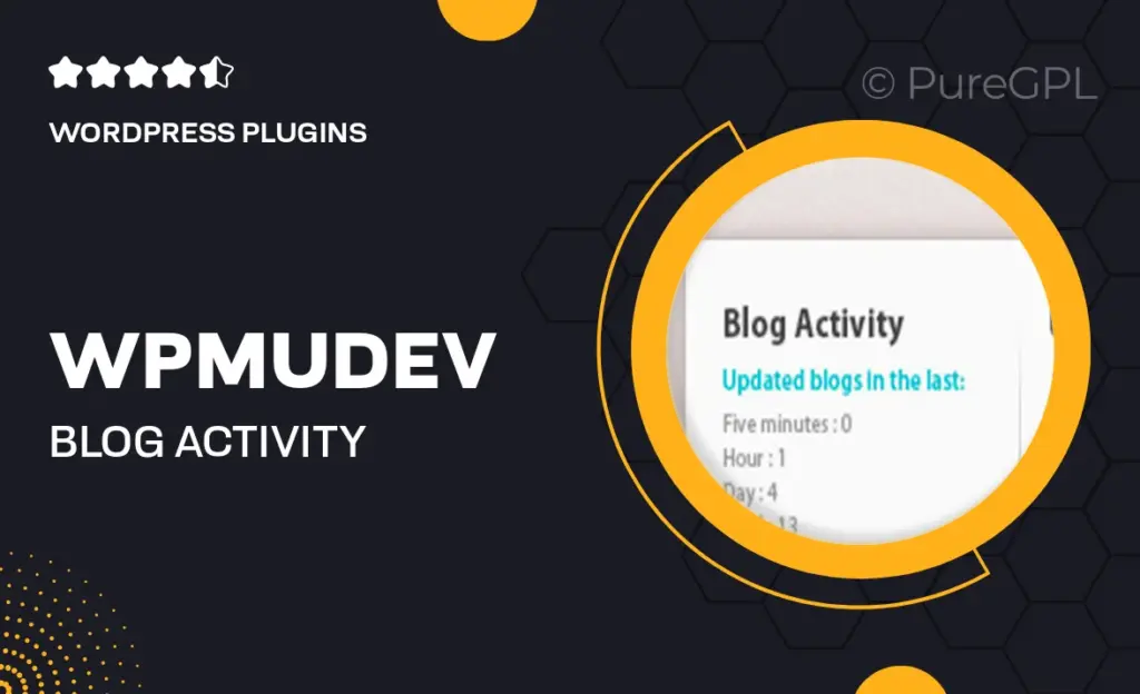 Wpmudev | Blog Activity 60 Wpmudev | Blog Activity