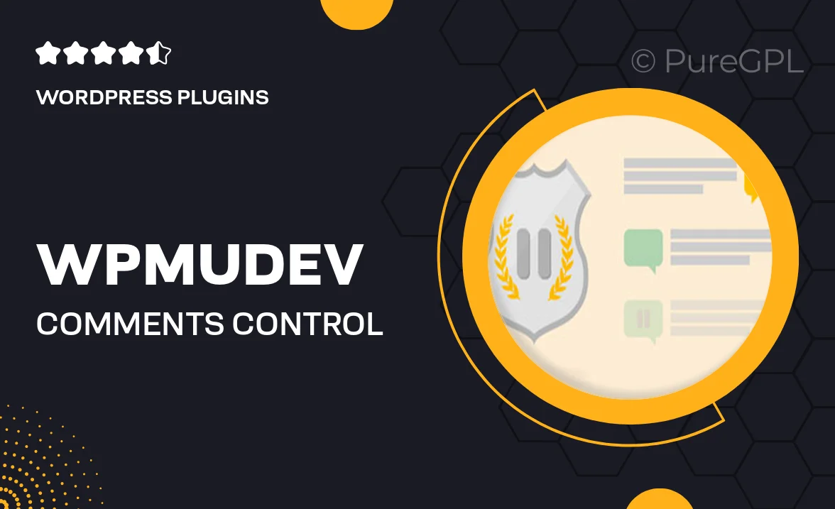 Wpmudev | Comments Control