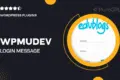 Wpmudev | Login Message