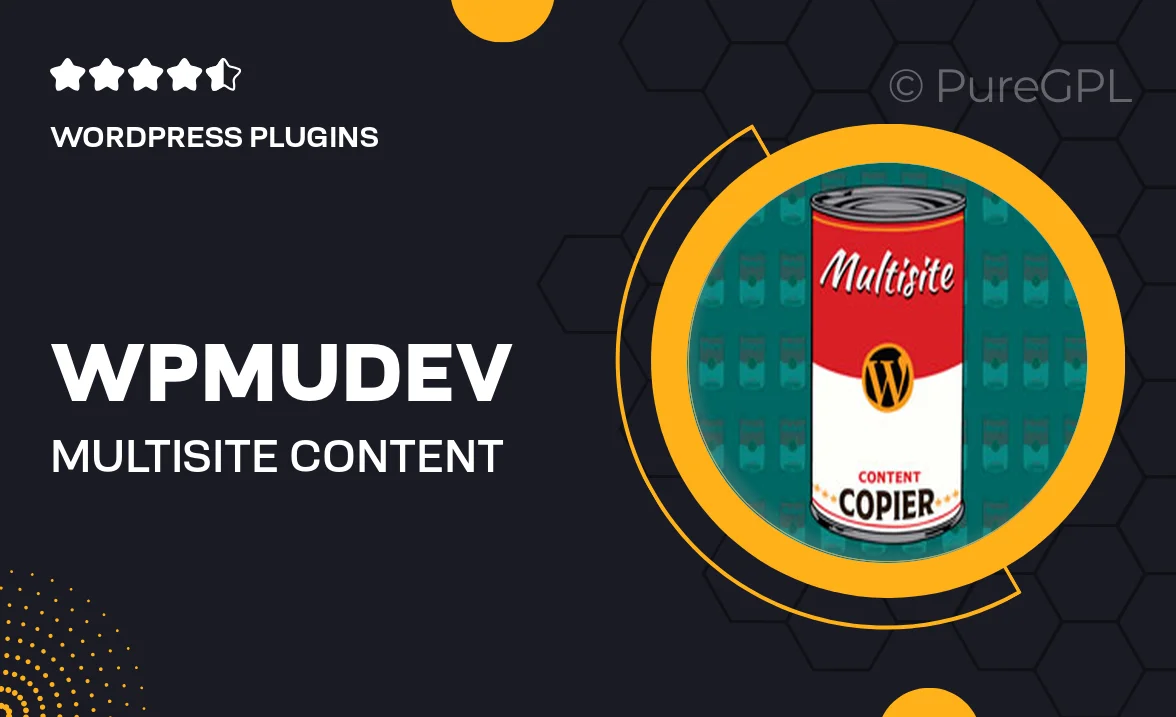 Wpmudev | Multisite Content Copier