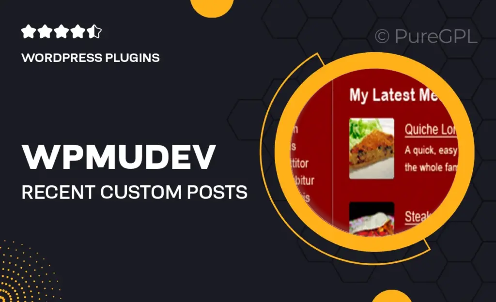 Wpmudev | Recent Custom Posts 13 Wpmudev | Recent Custom Posts