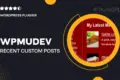 Wpmudev | Recent Custom Posts