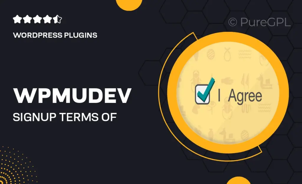 Wpmudev | Signup Terms Of Service (TOS) 34 Wpmudev | Signup Terms Of Service (TOS)