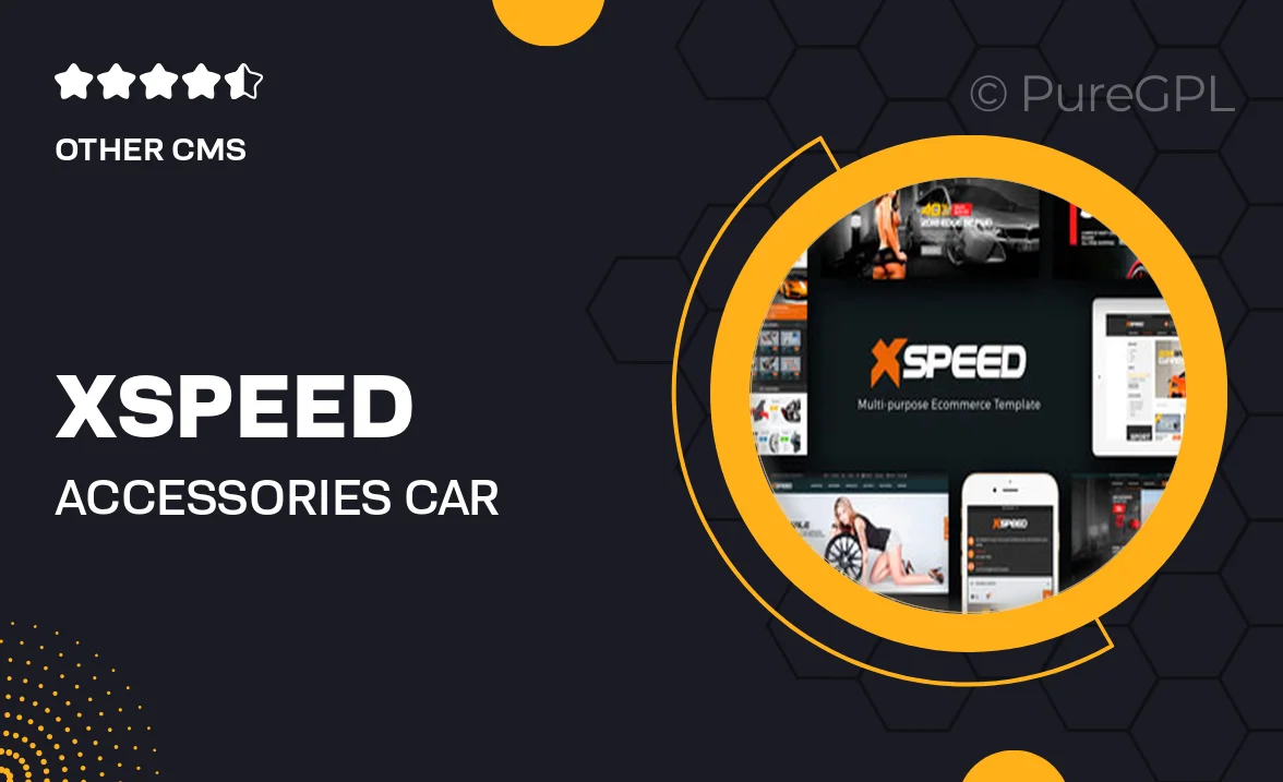 Xspeed – Accessories Car OpenCart Theme