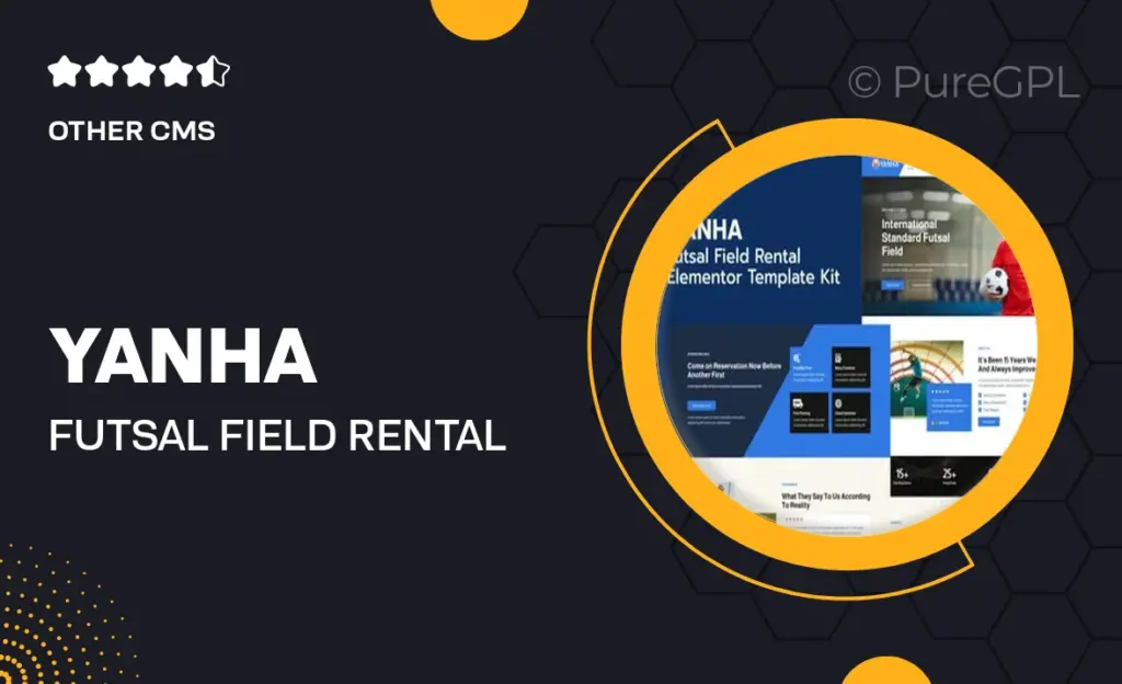 Yanha – Futsal Field Rental Elementor Pro Template Kit 23 Yanha – Futsal Field Rental Elementor Pro Template Kit