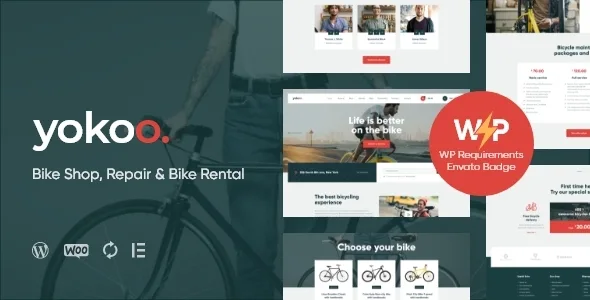 Yokoo – Bike Shop & Bicycle Rental WordPress Theme