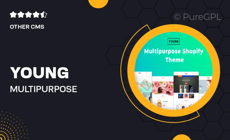 young multipurpose shopify theme