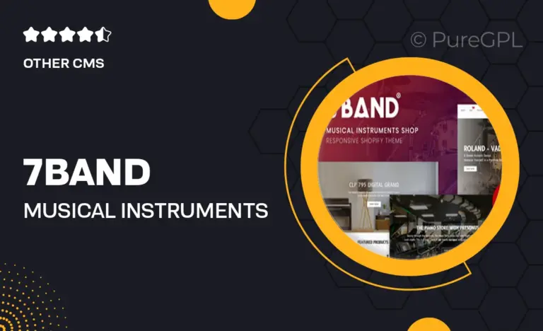 7band musical instruments shop shopify theme