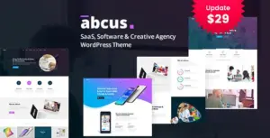 Abcus – App & SaaS Startup WordPress Theme