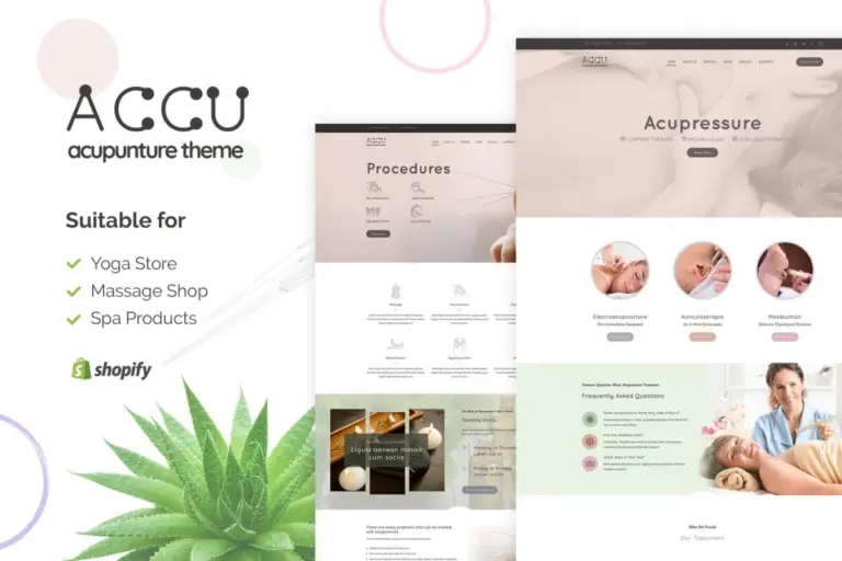 accu shopify medical supplies store theme