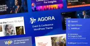 Agora Event & Conference WordPress Theme