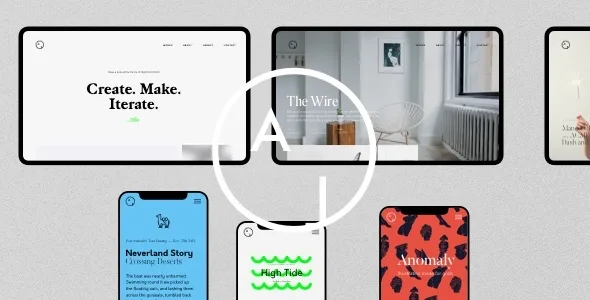 airtifact portfolio creative wordpress theme 1