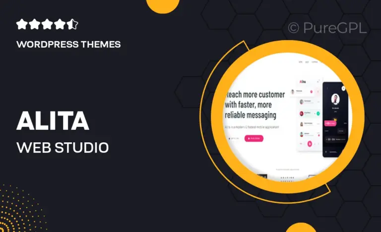 alita web studio wordpress theme
