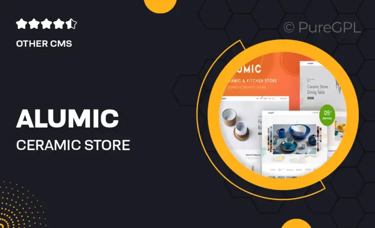alumic ceramic store responsive shopify theme