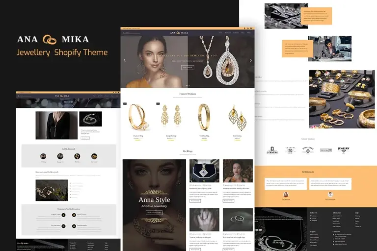 anamika jewelry fashion shopify ecom template