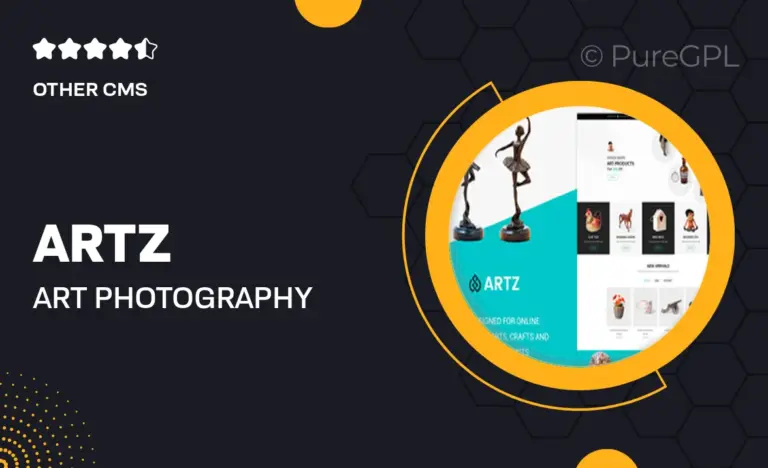 artz art photography shopify theme