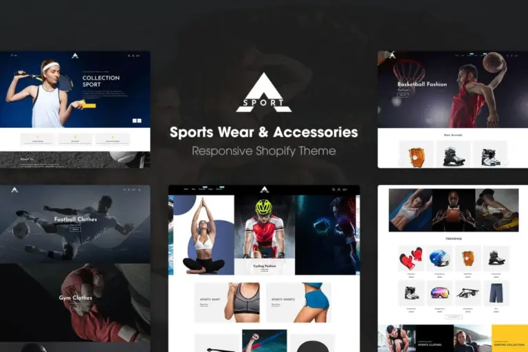 asport sports wear accessories shopify theme