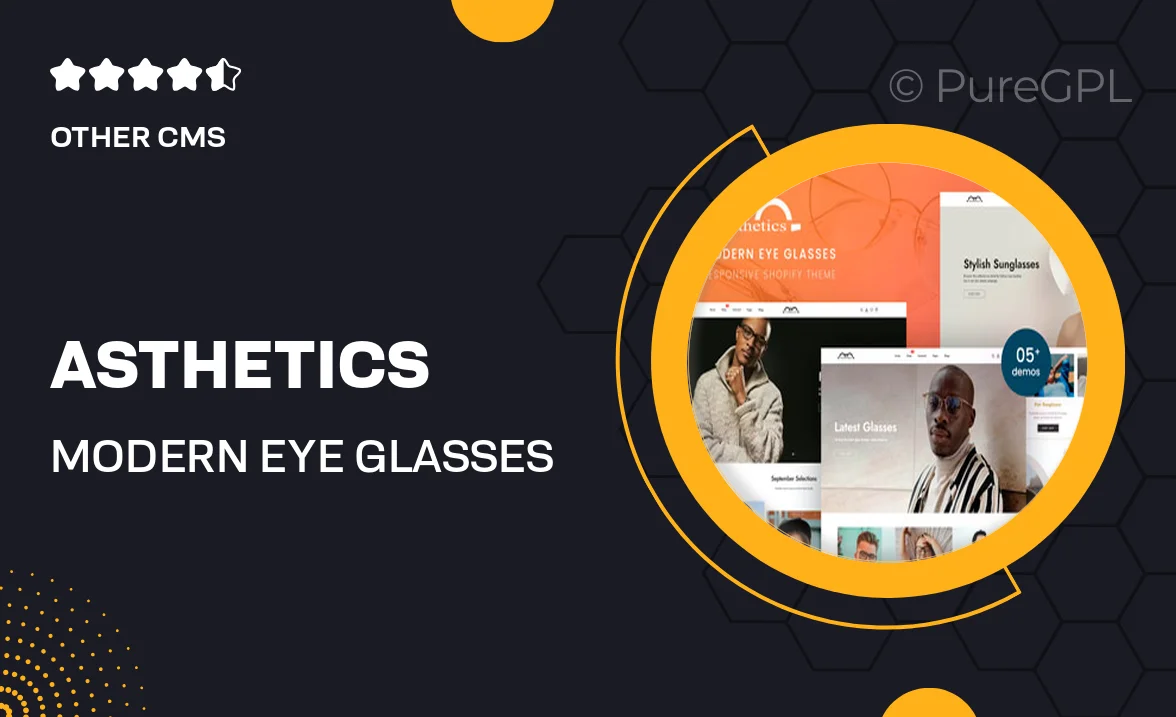 Asthetics – Modern Eye Glasses Shopify Theme