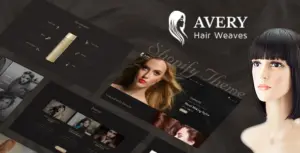 Avery – Hair Wig, Extension Shopify Theme