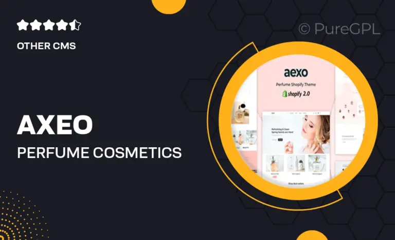 axeo perfume cosmetics store shopify theme