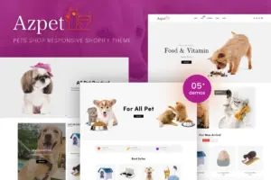 Azpet – Pet Food Shop Responsive Shopify Theme