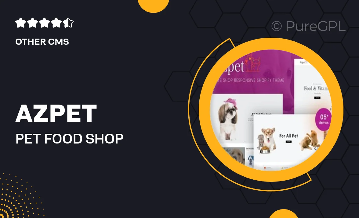 Azpet – Pet Food Shop Responsive Shopify Theme