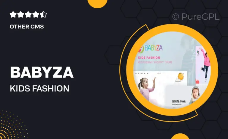 babyza kids fashion responsive shopify theme