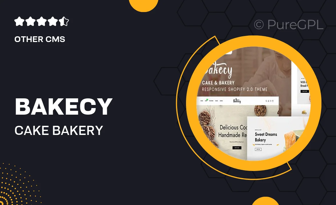 Bakecy – Cake & Bakery Responsive Shopify 2.0 Theme